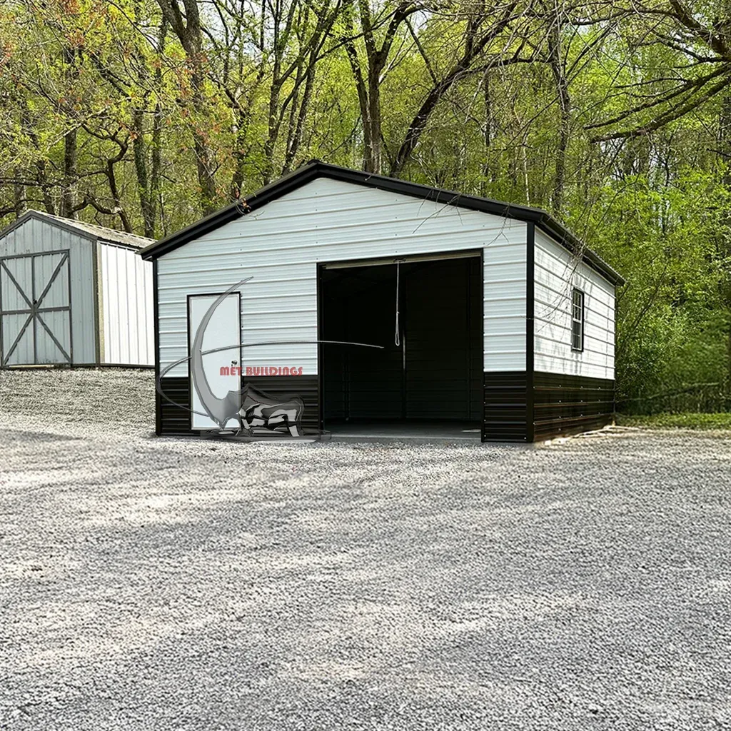 Reliable 20x20 Steel Garage — Durable Frame, Insulated Roof and Custom Features