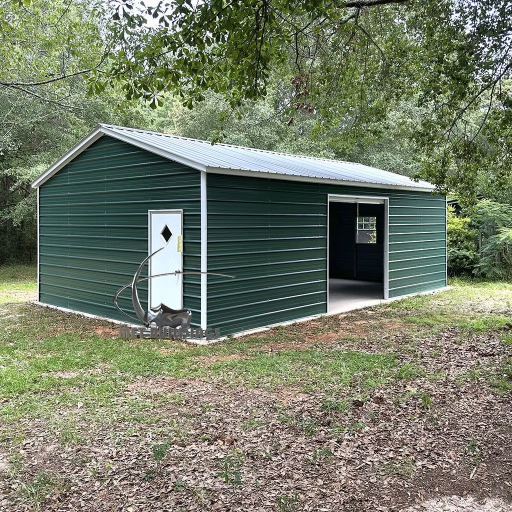 Tough and Durable Steel Garage 20x25 with Dual Walk-In Doors