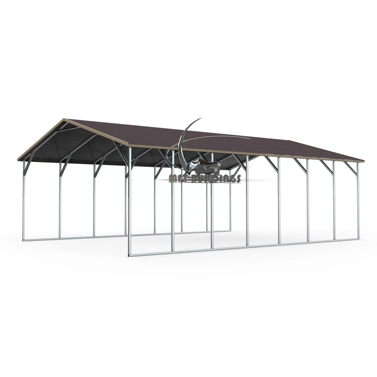 24x35 Protective Steel Utility Building for Boats, RVs and Heavy Equipment