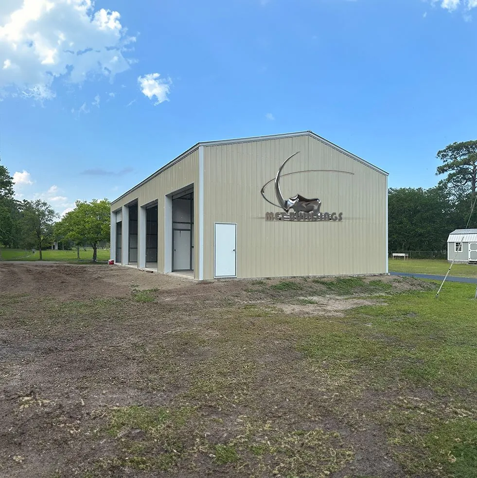 36x64 Fully Insulated Metal Building — Heavy-Duty Steel Structure