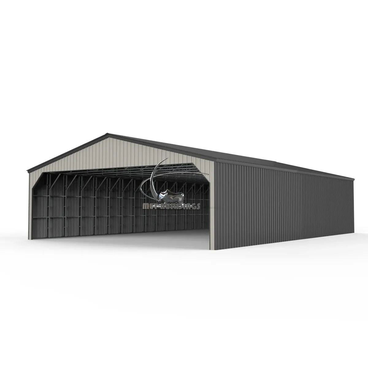 Exceptional Building — 40x60 Safe Clearspan Metal — Hay-Bales