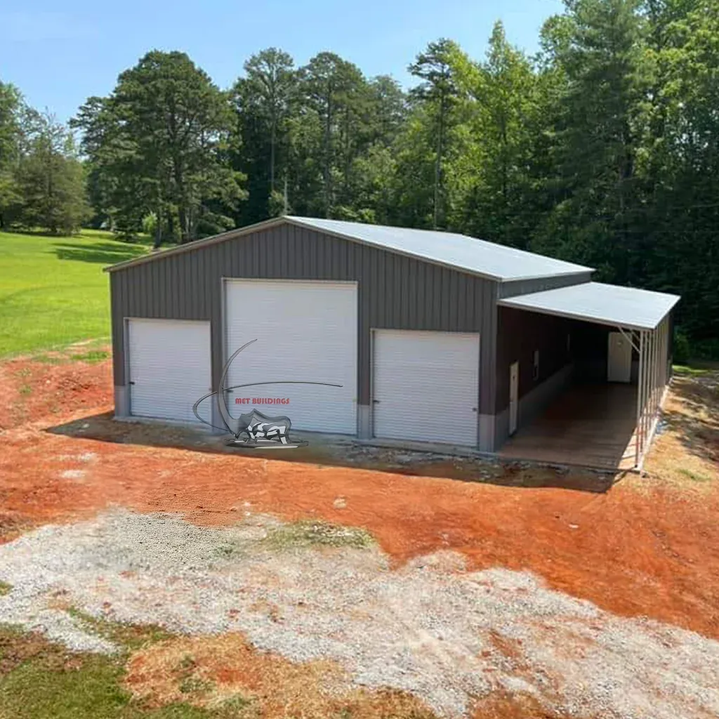 40x60 Metal Building with Lean-To — Versatile, Durable & Customizable