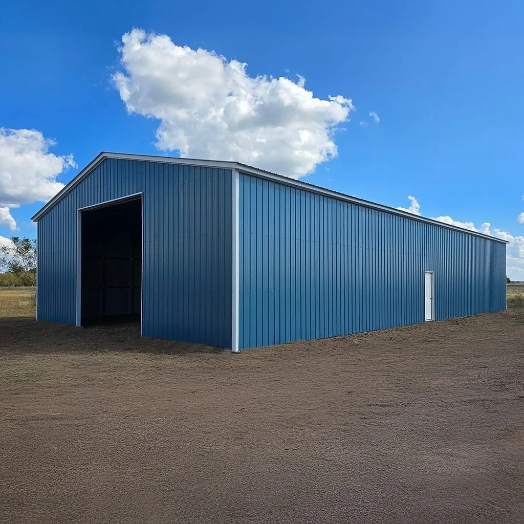 40x80x12 Commercial Metal Building — Durable & Customizable Steel Structure