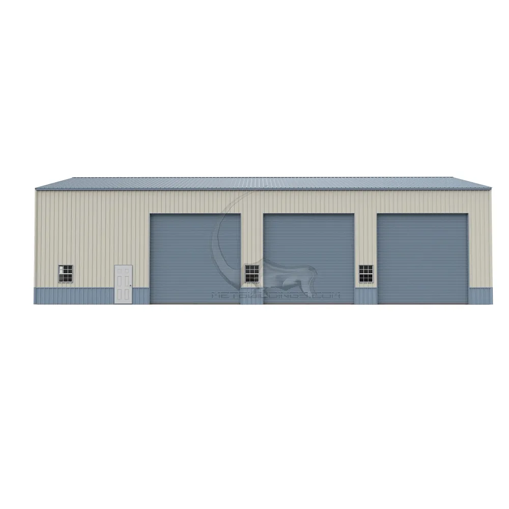 40x80x20 Metal Building — Durable Clear Span Commercial Garage