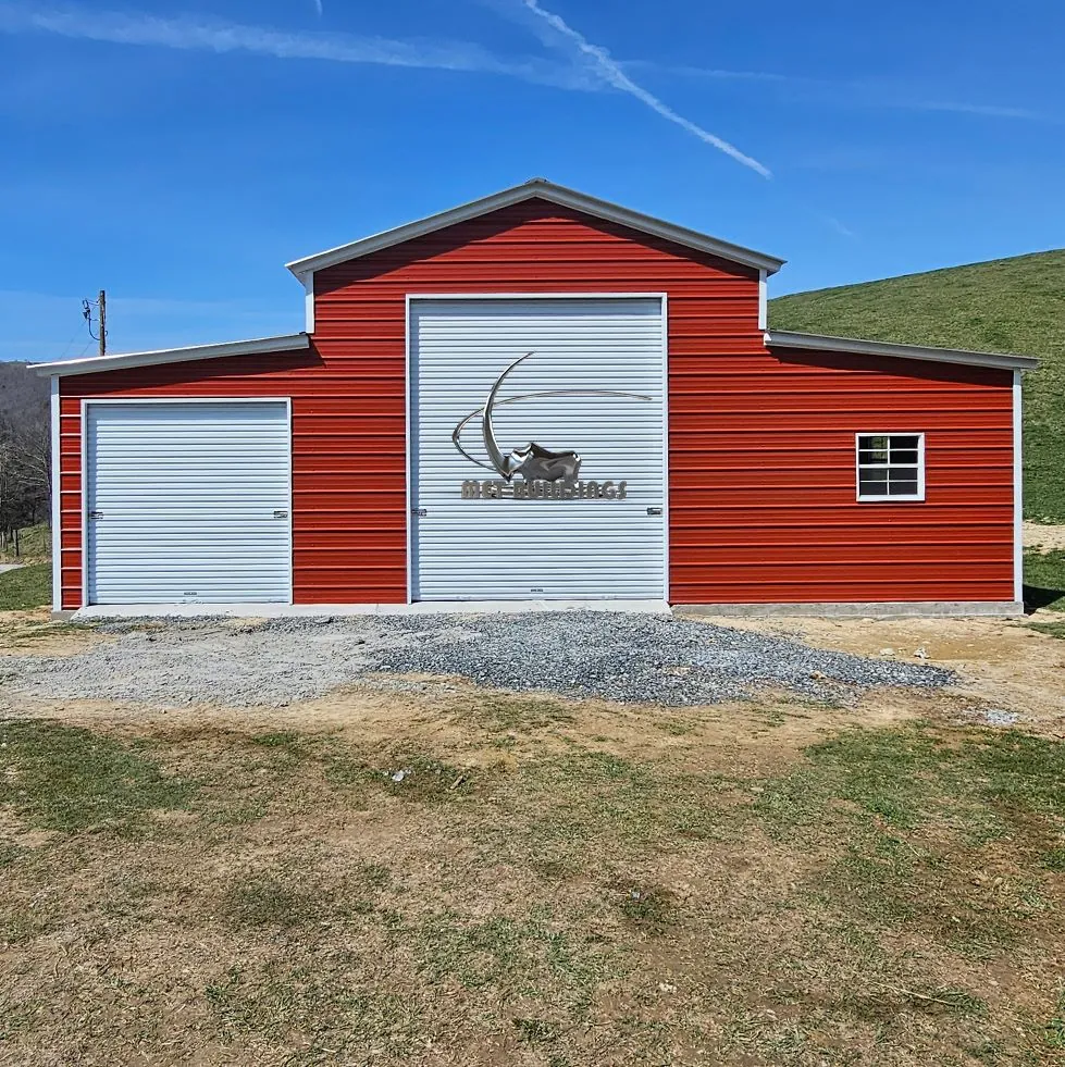 Sturdy and Versatile 48x40 Steel Barn With Lean-Tos