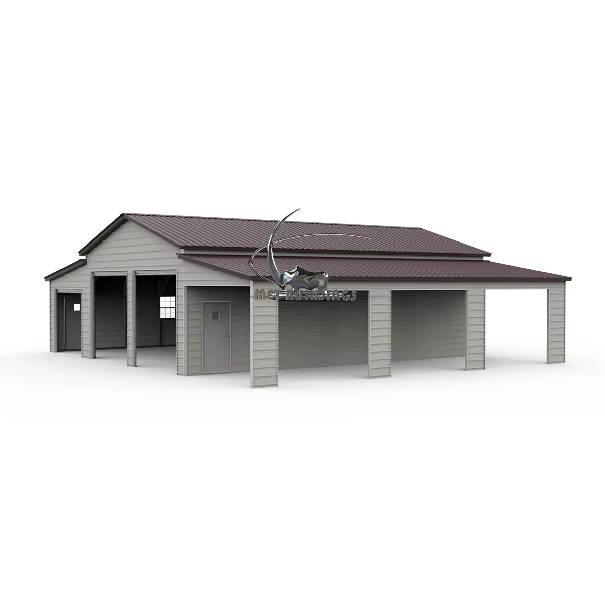 Eye-Catching 48x40 Steel Barns for Every Purpose