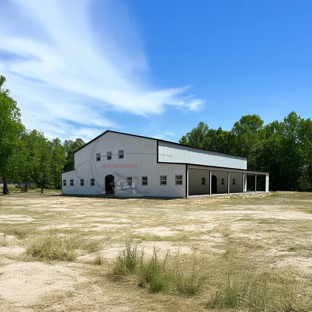 54x80 Metal Building with Dual Lean-Tos — Spacious, Durable & Customizable