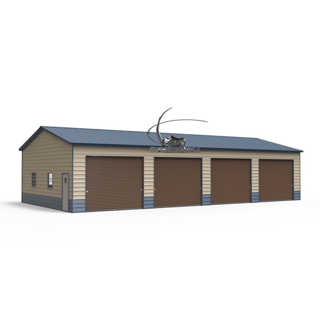 Explore durable and customizable steel garages designed for storage, workshops, and protection against the elements