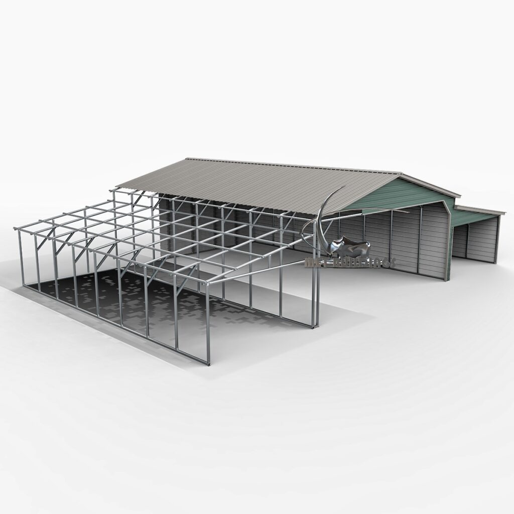 Discover durable and customizable steel barn designed for farming, storage, and livestock protection